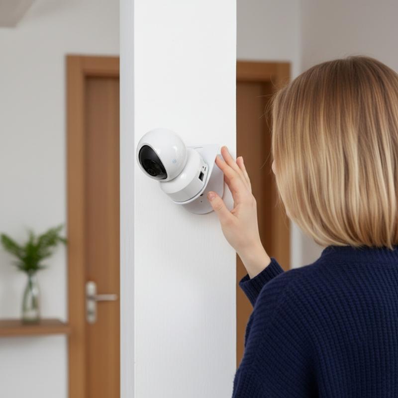 Home Security Installation - Wall Mount L Shape PTZ Camera