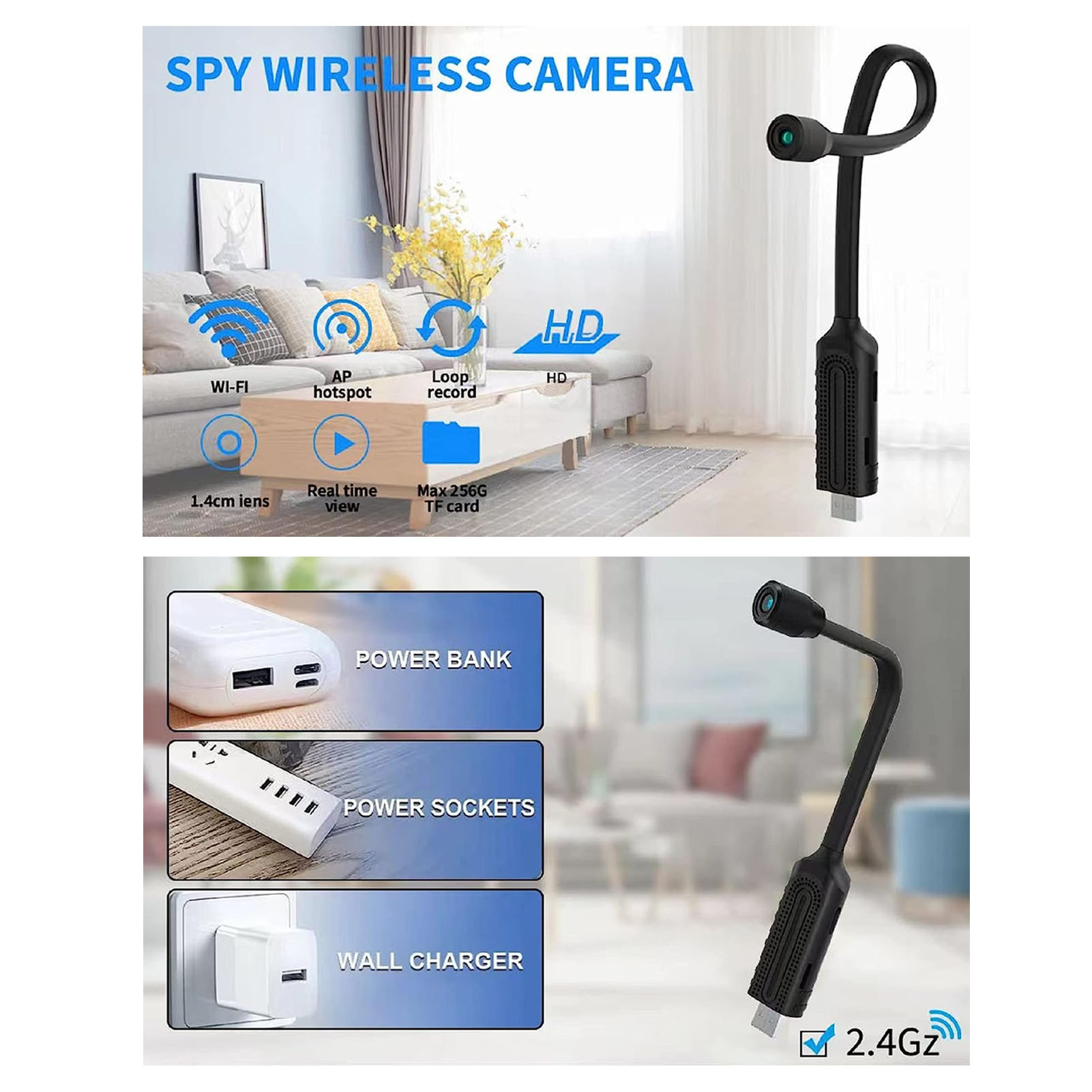 USB Mini WiFi Wireless Camera  - Home Security Hidden Cameras review and price