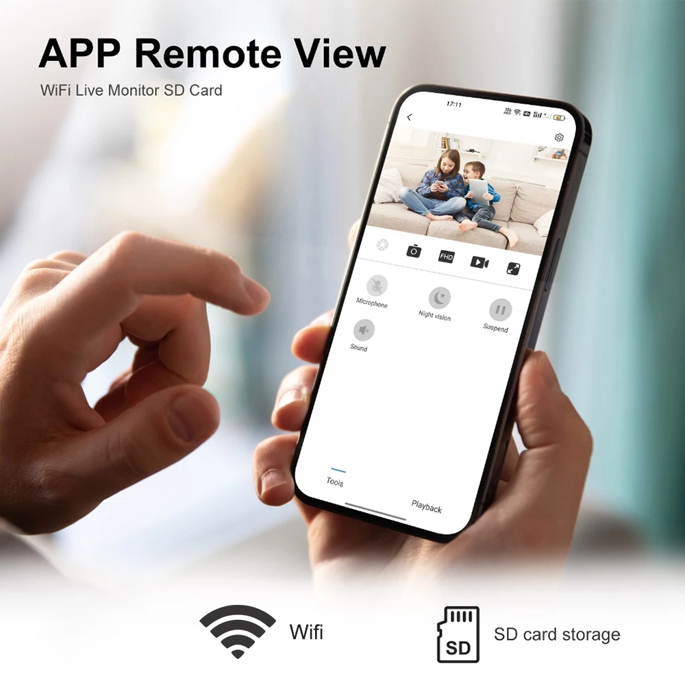 DIY HD 1080P WiFi Mini Camera  - Home Security Hidden Cameras review and price