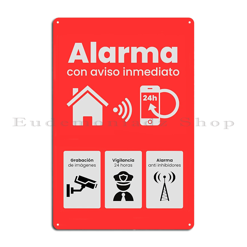 Retro 24h Alarm System Metal S - Home Security Systems review and price