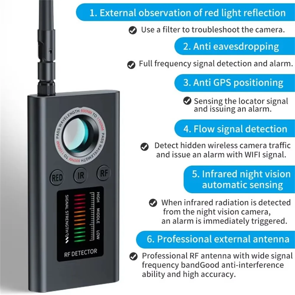 Hidden Camera Detector Anti Sp - Home Security Hidden Cameras review and price