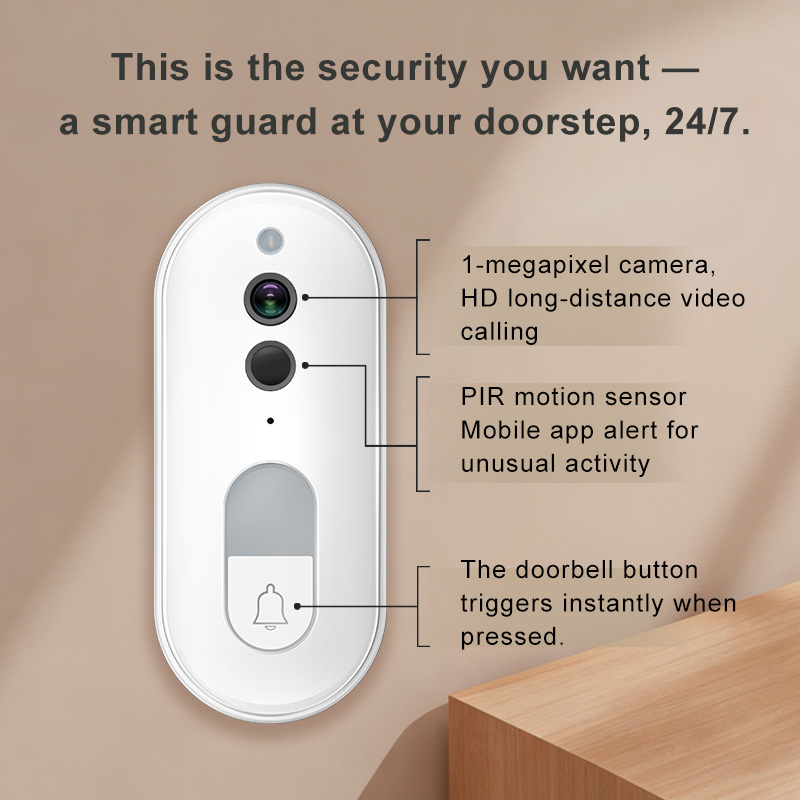 Tuya Smart Video Doorbell Wire - Home Security Camera Installation review and price
