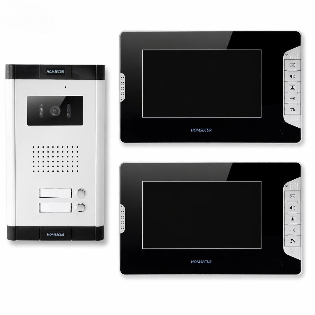 4 Wire 2 Family Video Door Pho - Home Security Kit With Camera review and price