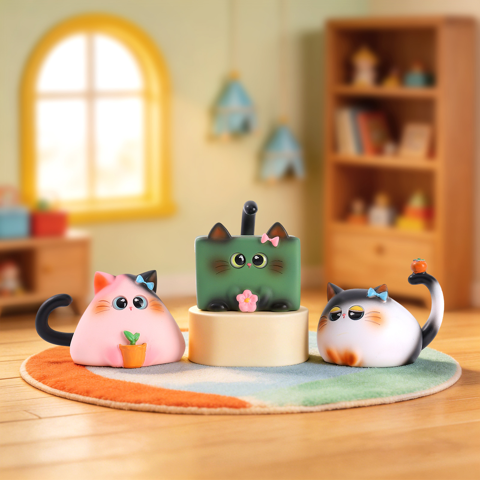 Blind Box Cat Figurine Resin C - Home Security Box review and price