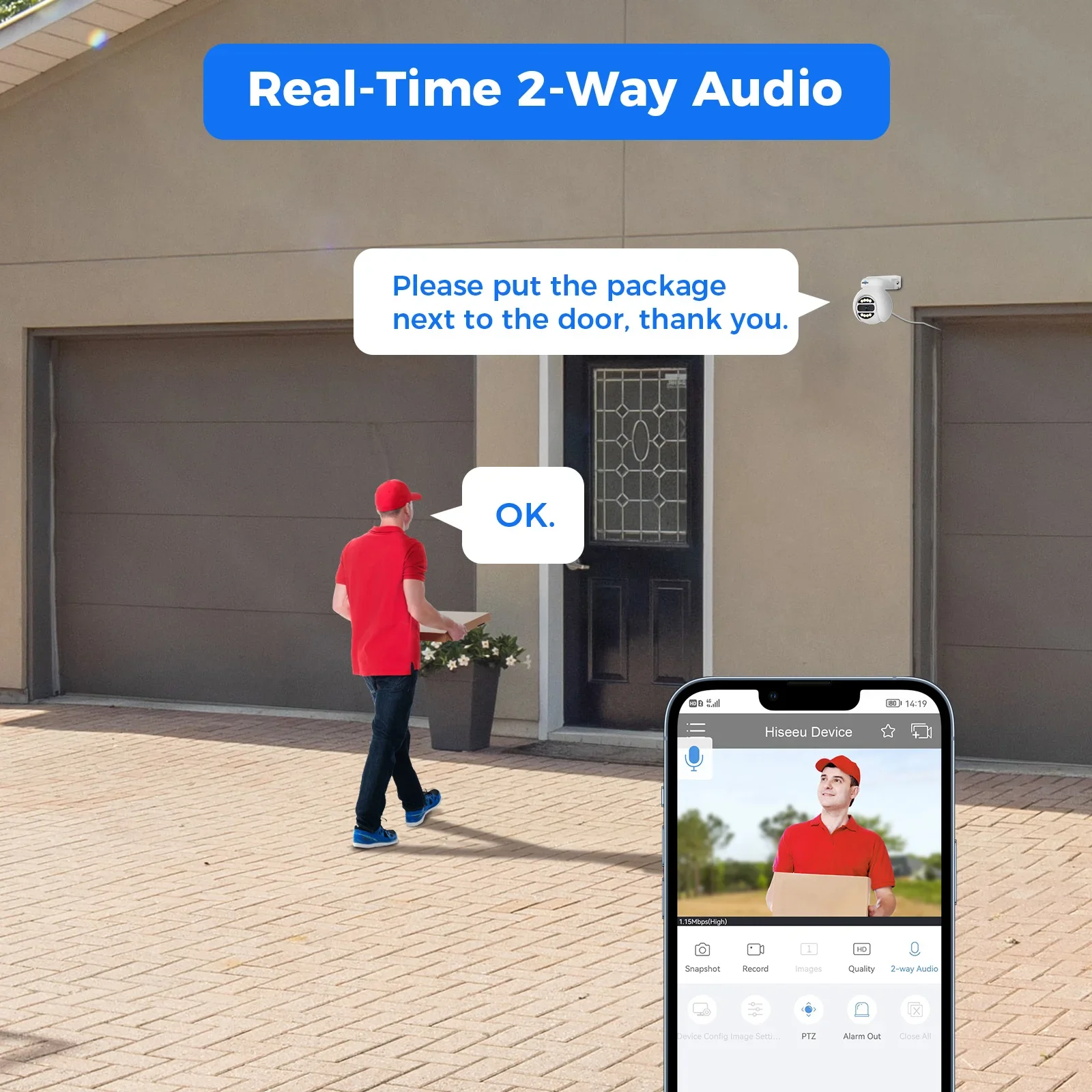 Hiseeu Automatic Tracking 5mp  - Home Security Kit With Camera review and price