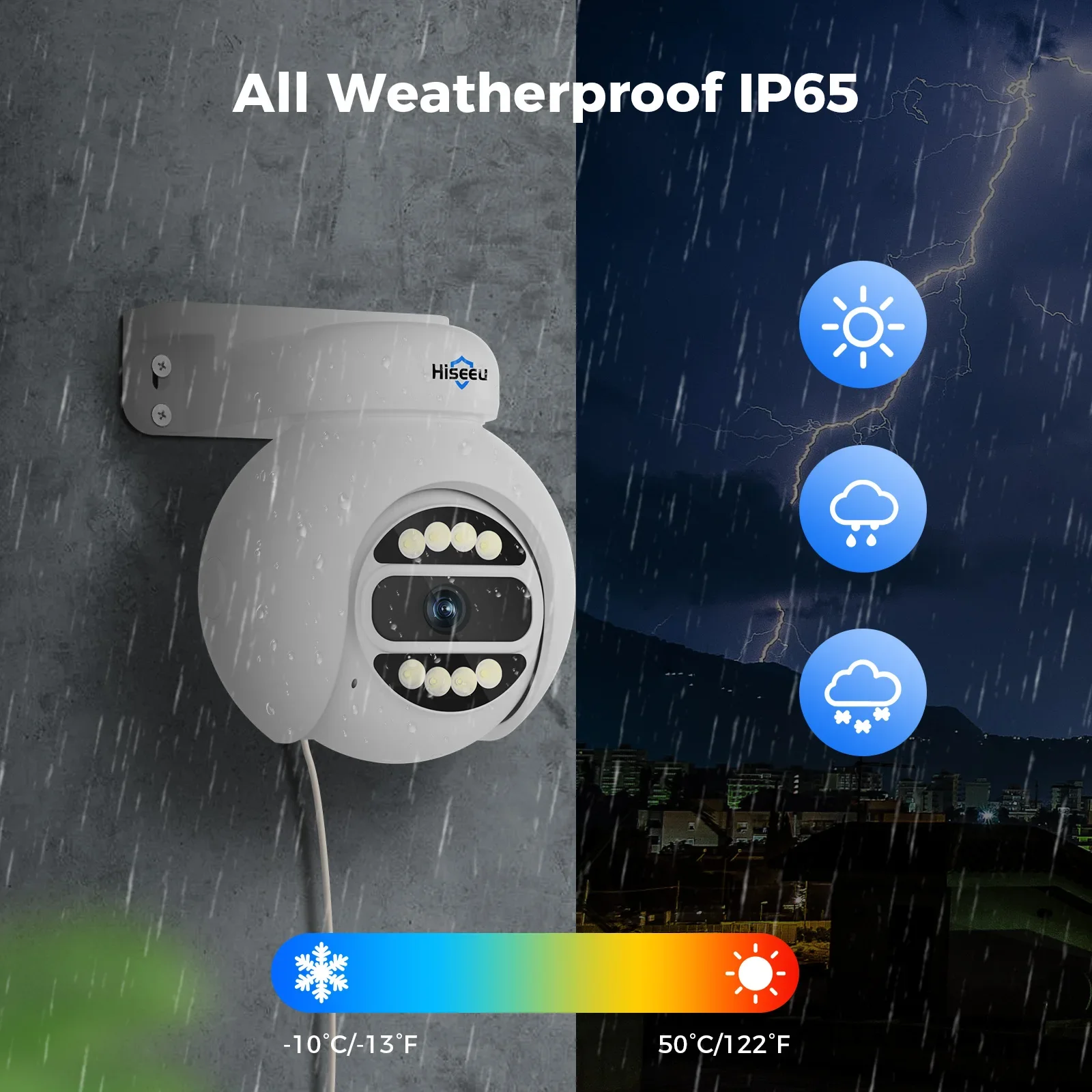 Hiseeu Automatic Tracking 5mp  - Home Security Kit With Camera review and price
