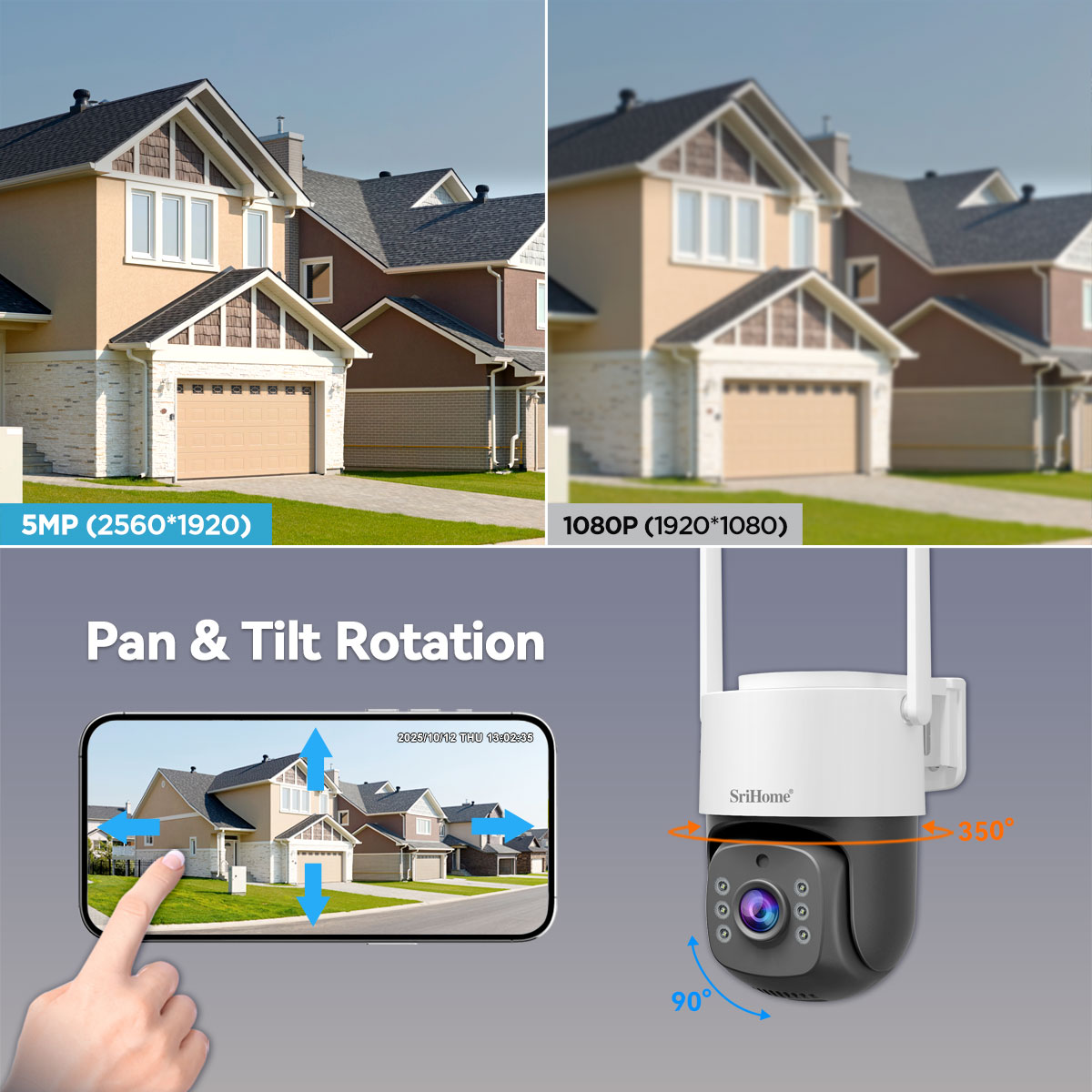 Srihome NVS012-IPC056 5MP IP C - Home Security Land review and price