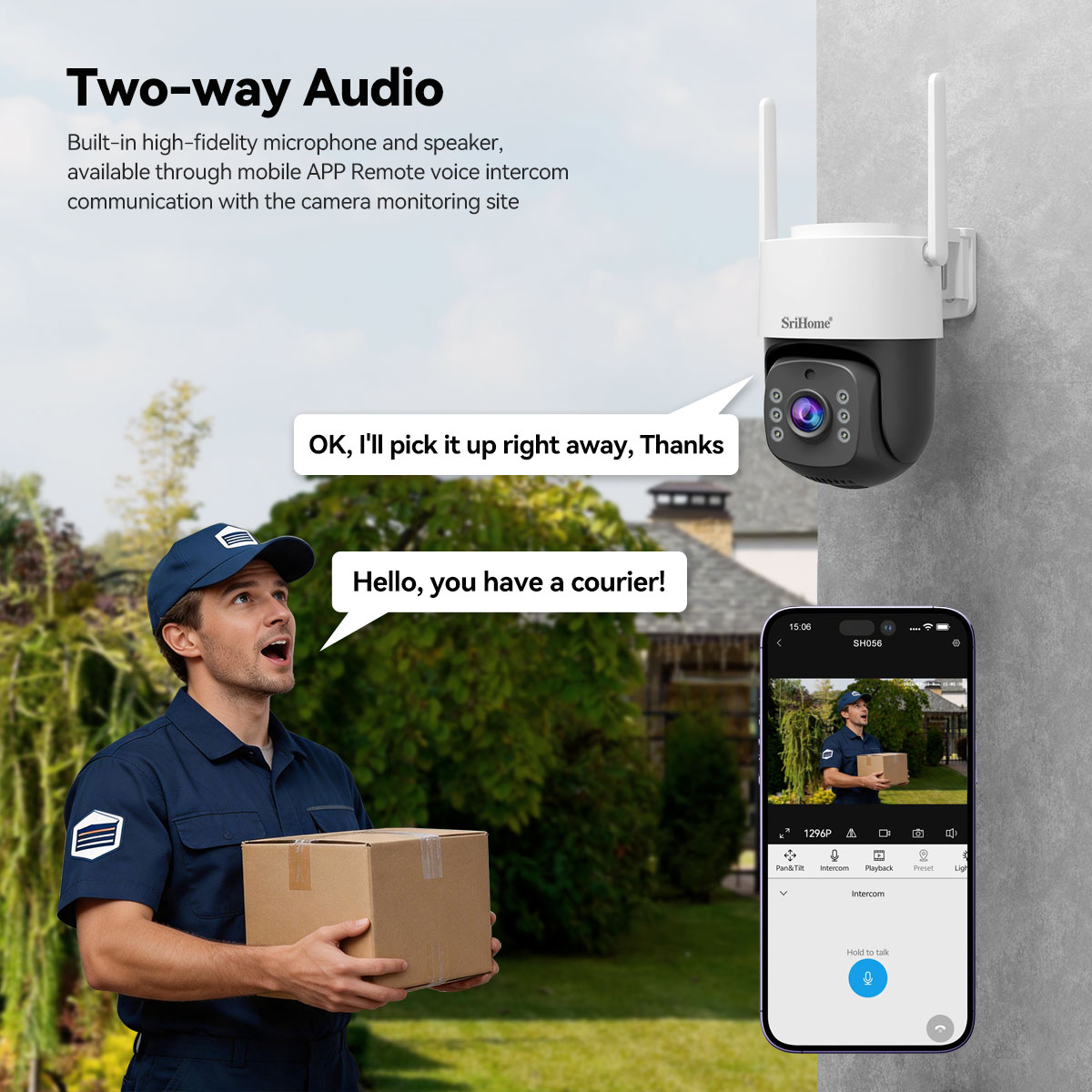 Srihome NVS012-IPC056 5MP IP C - Home Security Land review and price