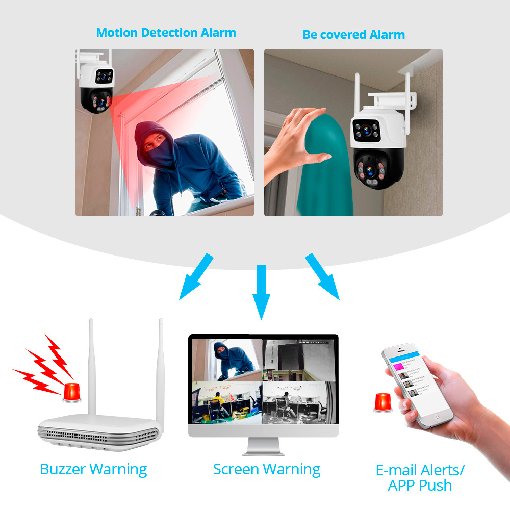 KERUI Waterproof 6MP HD Wirele - Home Security Kit With Camera review and price
