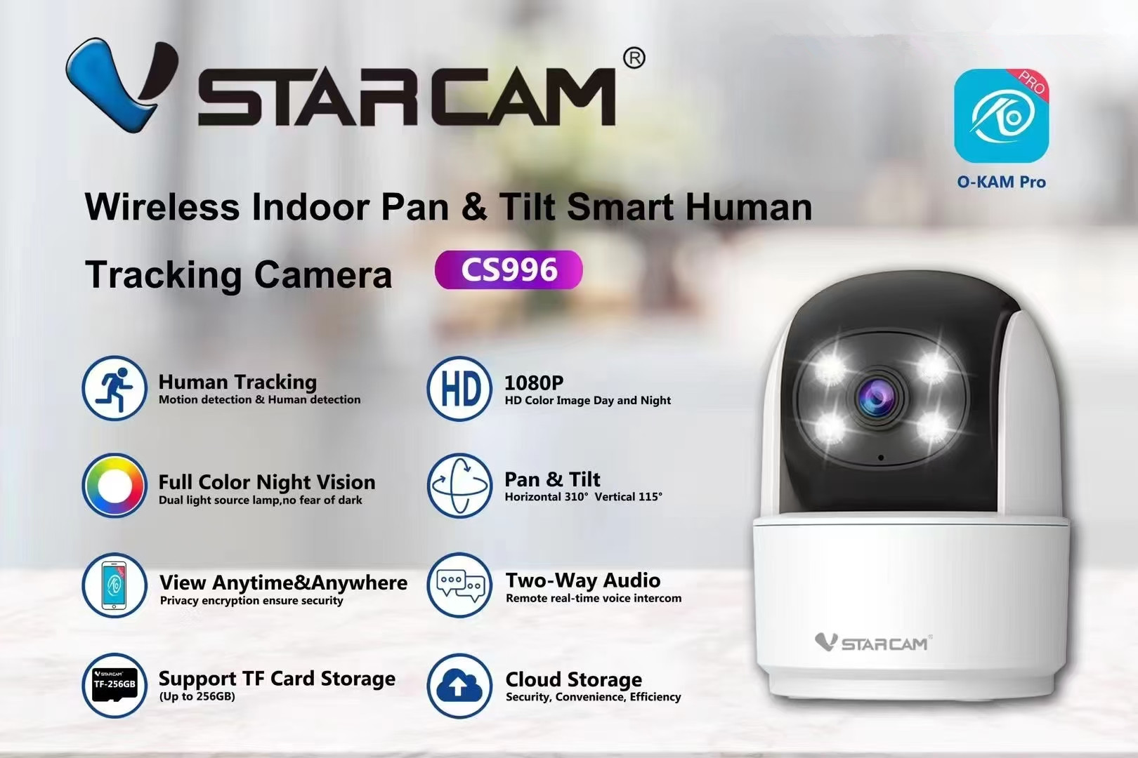 Vstarcam C996 3MP 1296P O-Kam  - Home Security Land review and price