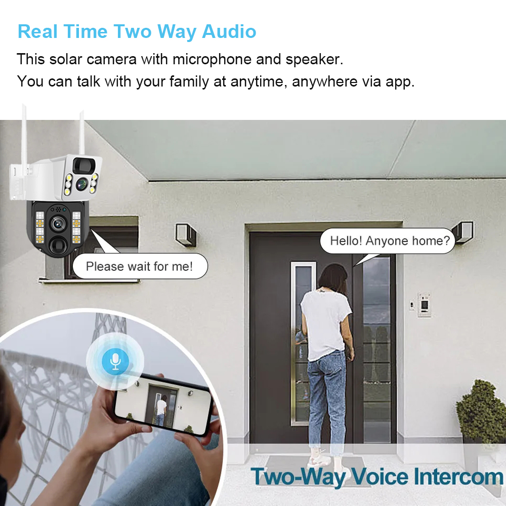 WiFi/4G Solar Camera IP CCTV S - Home Security Installation review and price
