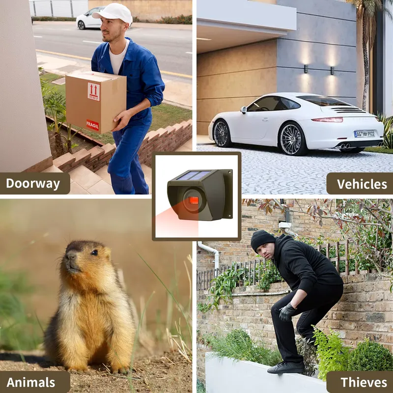 Outdoor Solar - Powered Wirele - Home Security Systems review and price