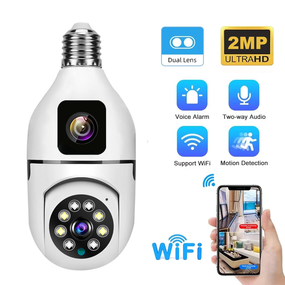 4MP V380/Yoosee  E27 Lamp Head - Home Security Land review and price