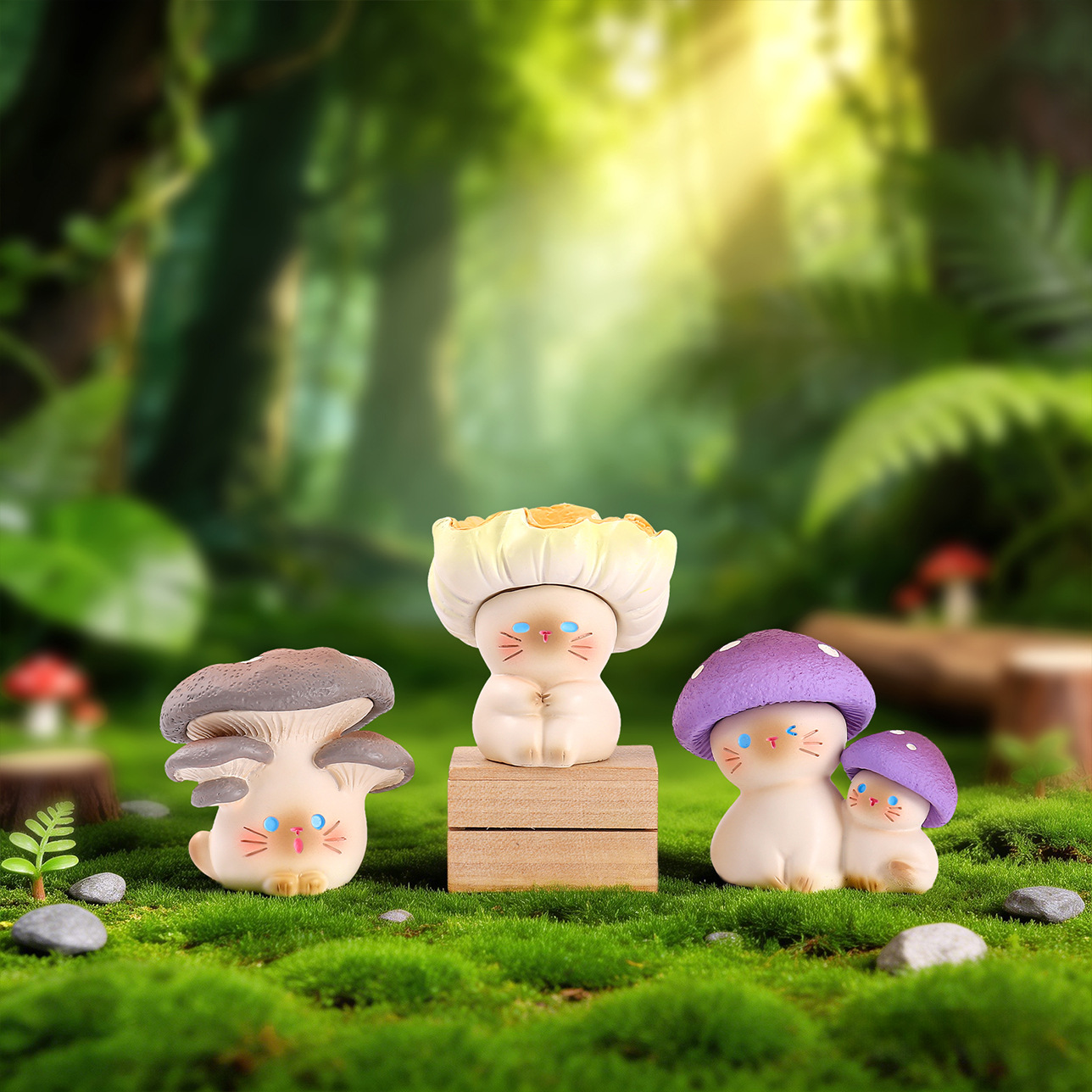 Mushroom Meow Blind Box Cute C - Home Security Box review and price