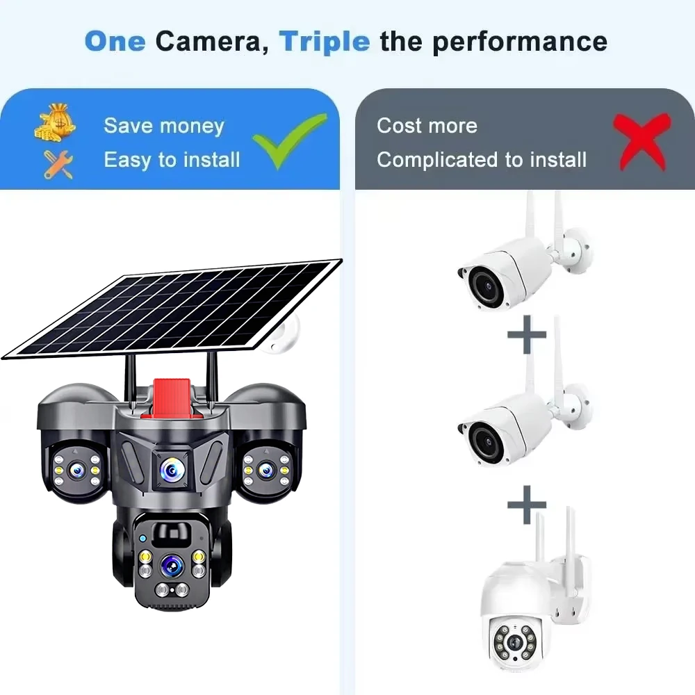 KERUI V380 Pro Outdoor PTZ 6MP - Home Security Installation review and price